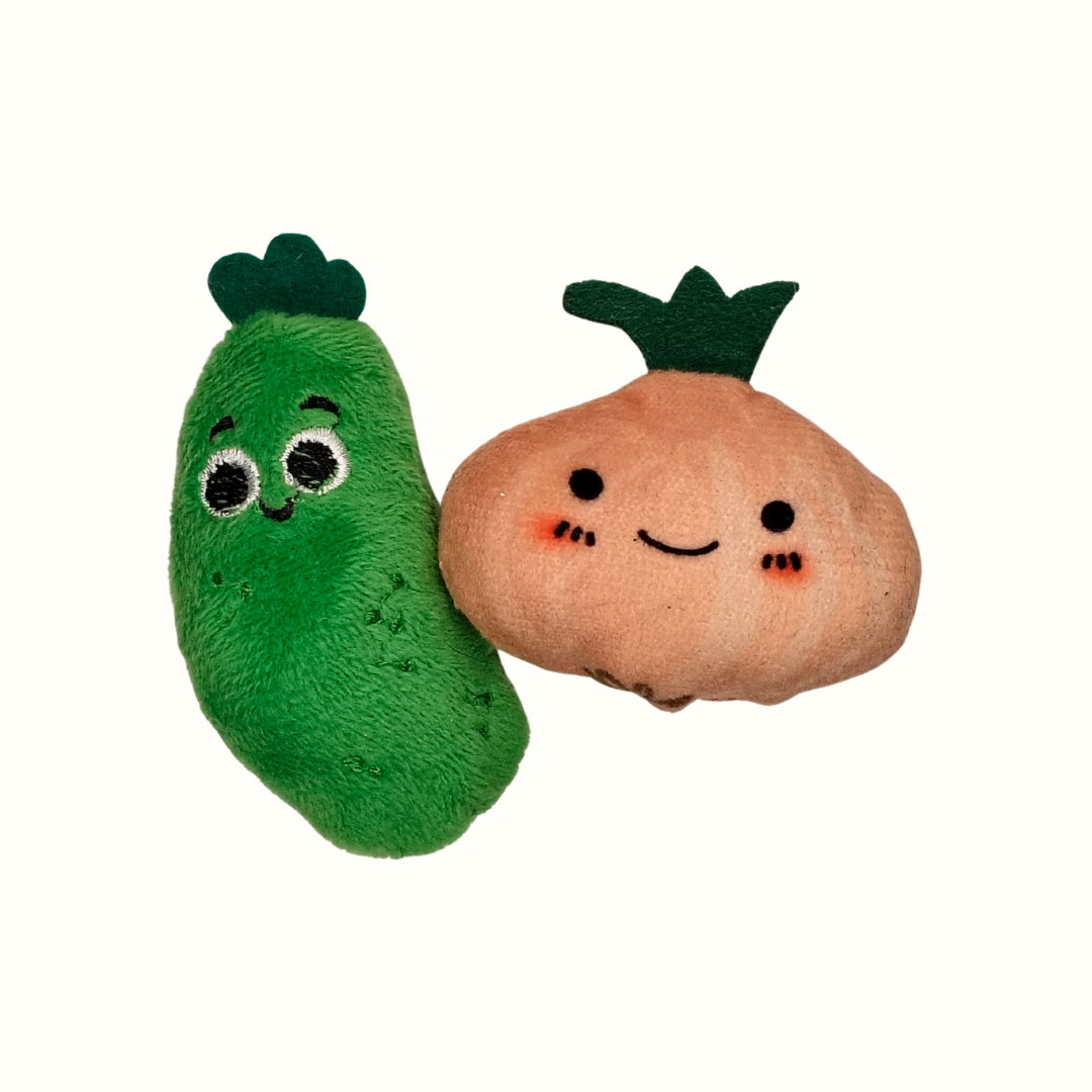 Lelusetti Little&Bigger MiniVeggies sipuli & kurkku