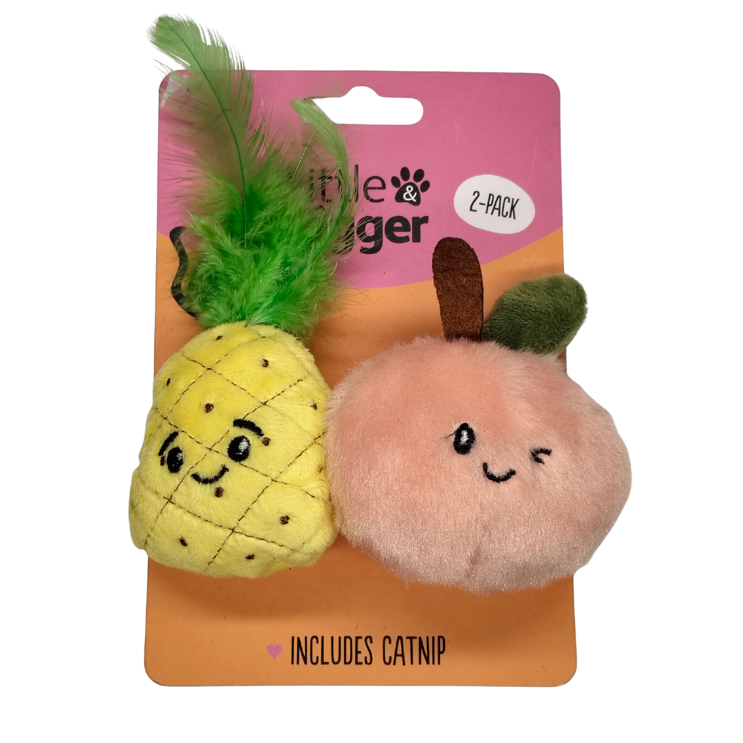 Kissanminttulelu Little&Bigger Juicy Vibes ananas & persikka